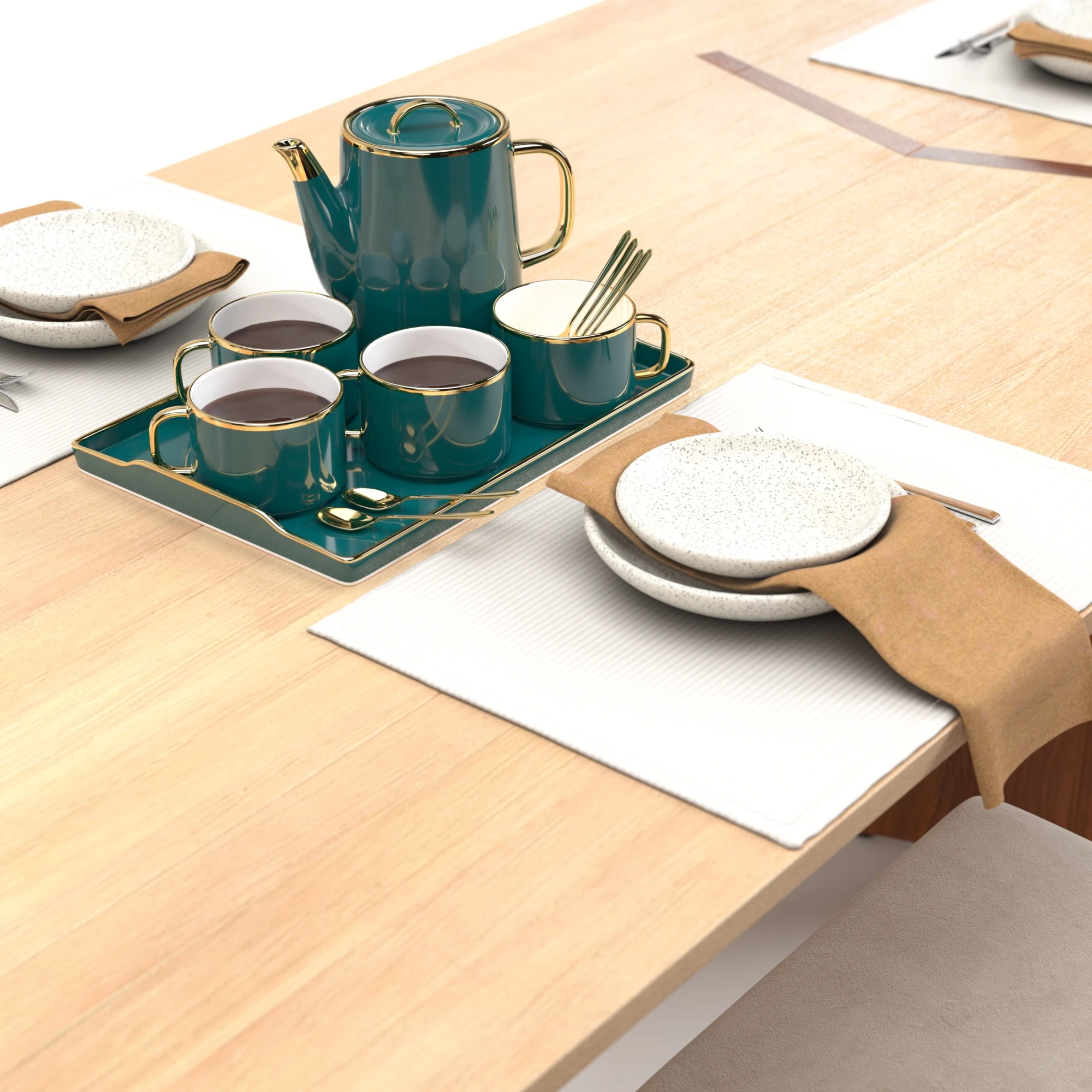 Dining Set 13 3D Model_05